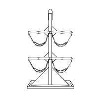 Стойка для газовых баллонов ПБП-06-307 (8 шт по 40л/50л выс.давления.)