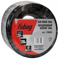 Шланг с фитингами рапид Fubag, ПВХ усиленный, 20бар, 6x11мм, 20м