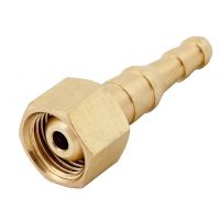 Гайка накидная КЕДР G3/8 с нипелем Ø 6 для горелок TIG, MIG