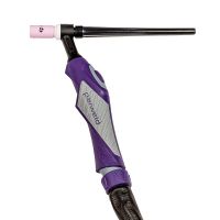 Горелка PARWELD TIG PRO-GRIP MAX 9FX 8м (125А, ПВ60%, 0.5-2.4мм, гибкий гусак, 1 кноп., байонет 35-50, ниппель на газ, без р.упр.)
