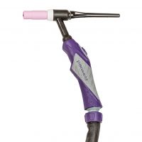 Горелка PARWELD TIG PRO-GRIP MAX 18 4м (350А, ПВ100%, 0.5-4.0мм, гибкий гусак, 1 кноп., байонет 35-50, ниппель на газ и воду, без р.упр.)