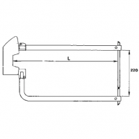 Электрод TECNA 7454 12х250мм для плеч 7406, 7407