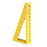 Упорный и крепежный угольник L300 с 11-ю отверстиями ПРАВЫЙ Старк-Профи d16 300х150х14