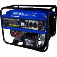 Бензиновый электрогенератор BRIMA LT 8000 EB